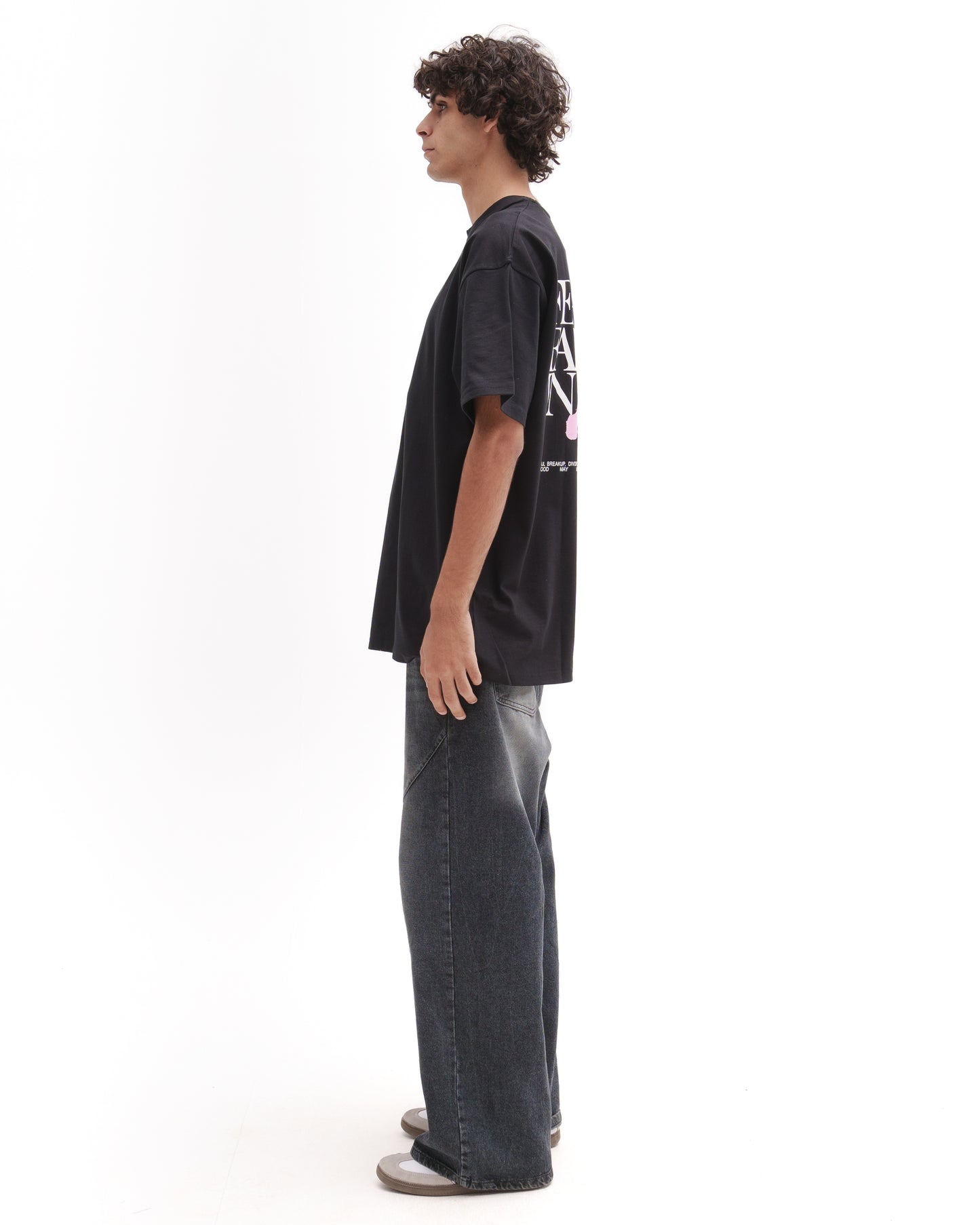 Love Phobic Black Tee