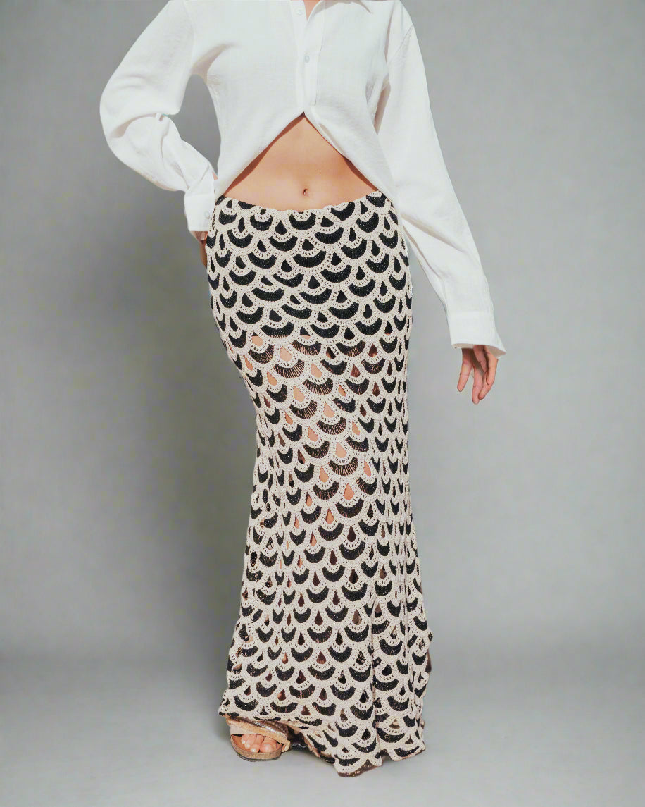 Shell Noir Skirt