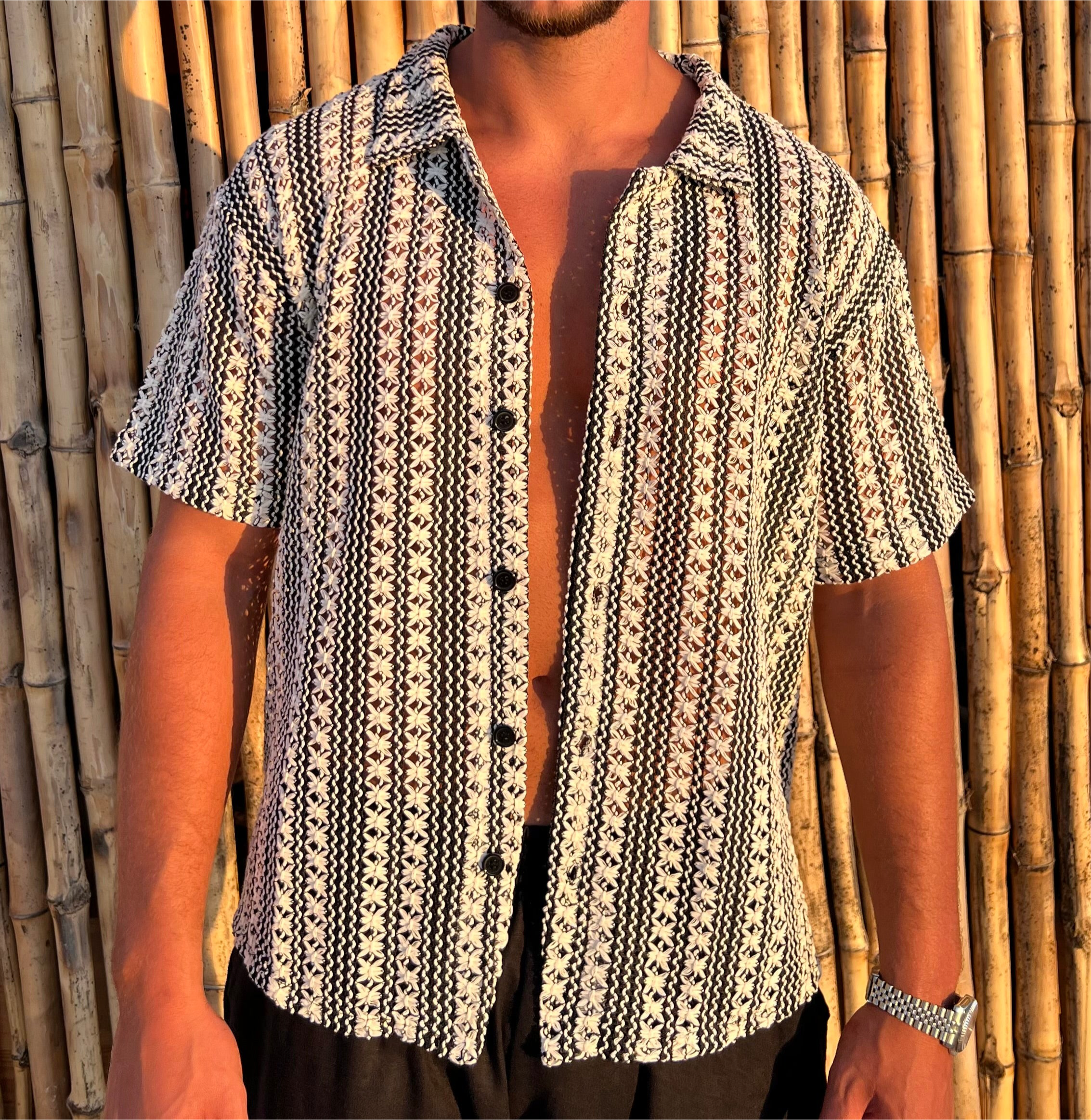 Le Playa Shirt - Black X White
