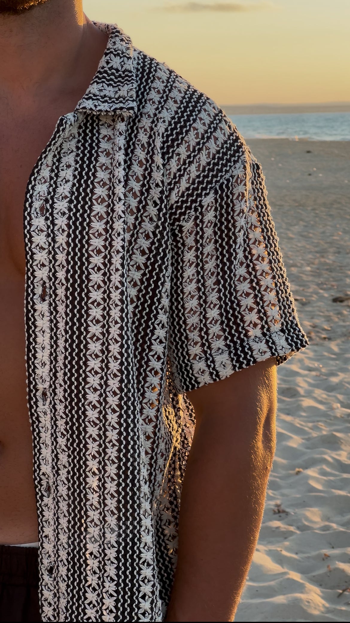 Le Playa Shirt - Black X White