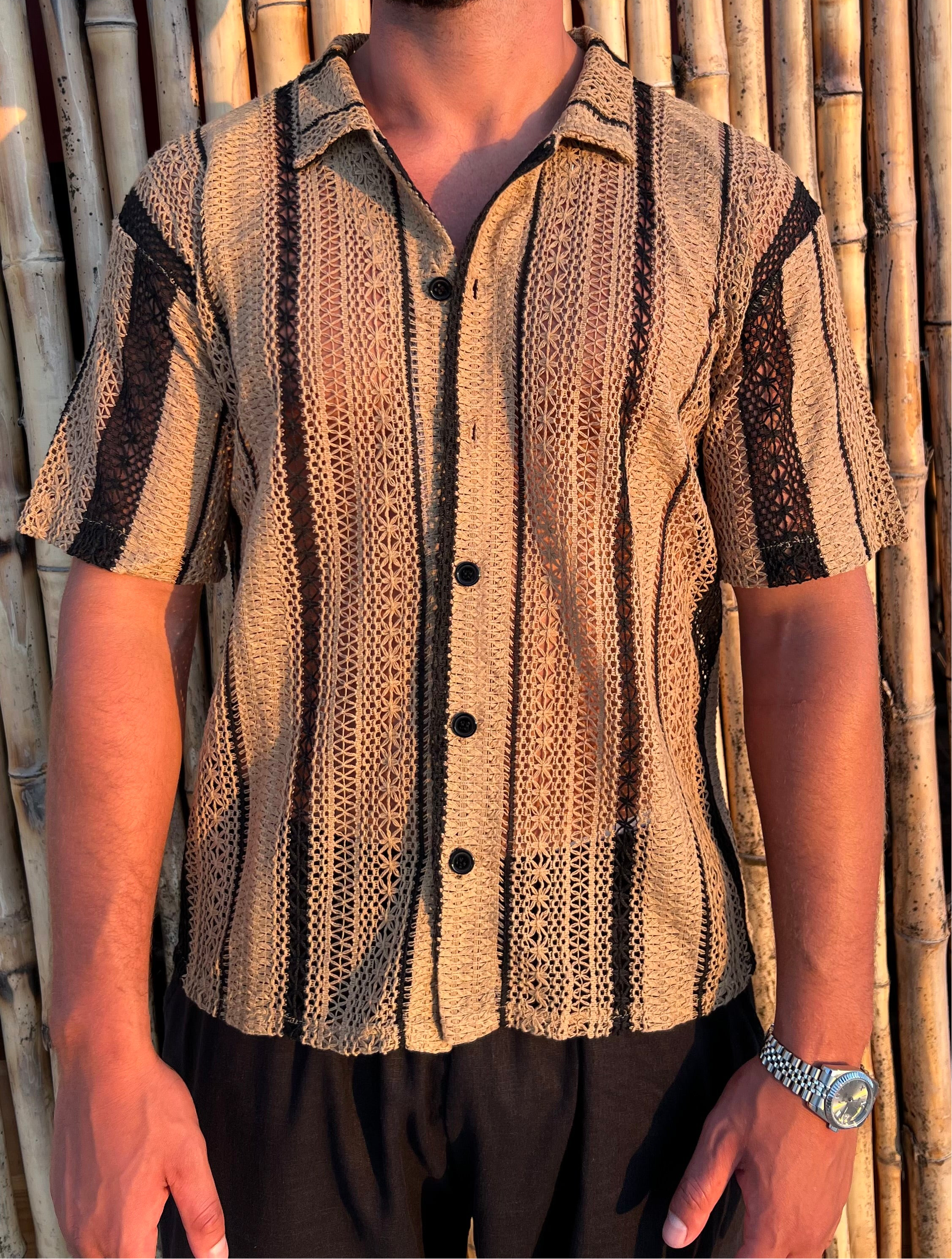 Desert Loom - Black X Camel