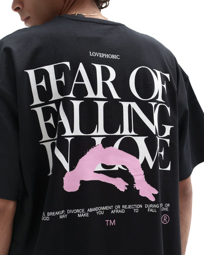 Love Phobic Black Tee