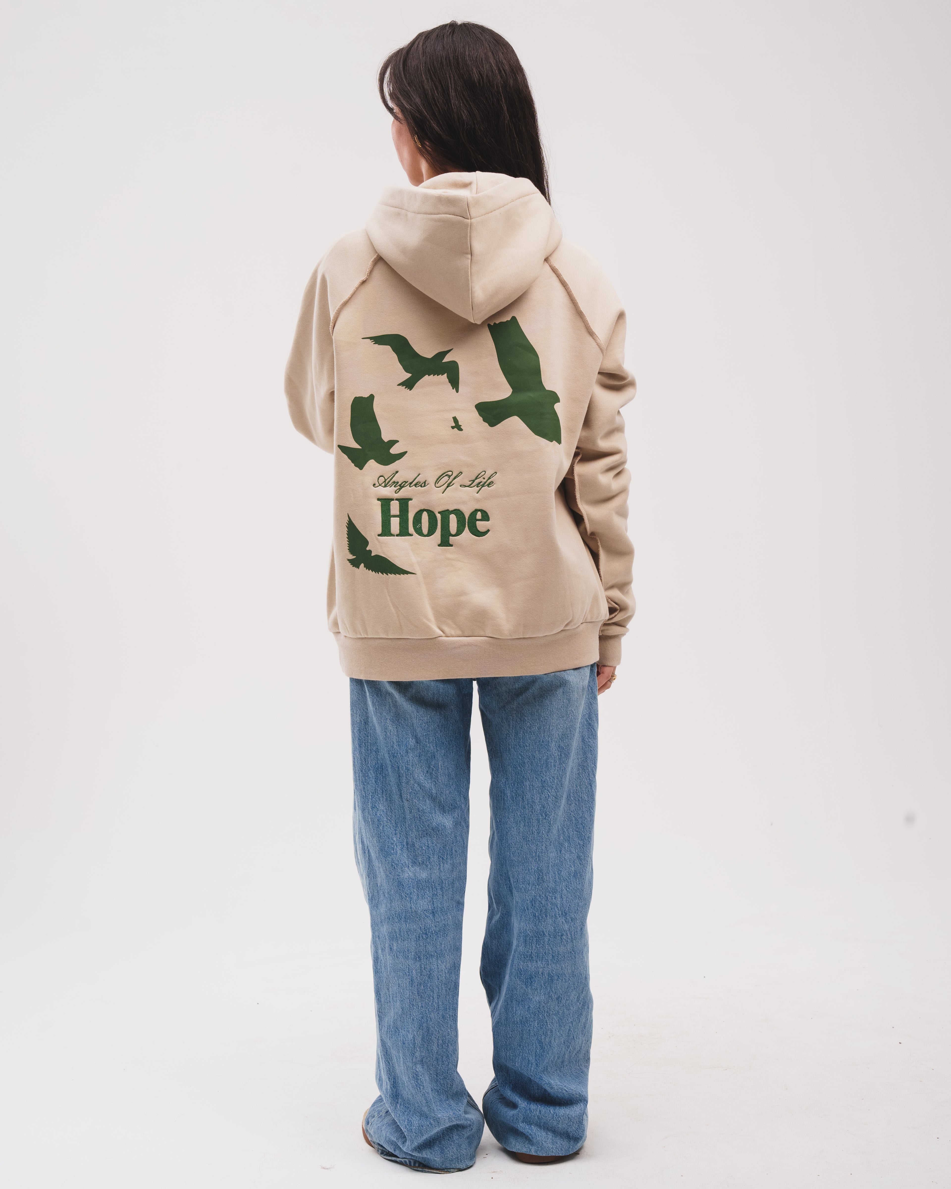 Hope Beige Hoodie