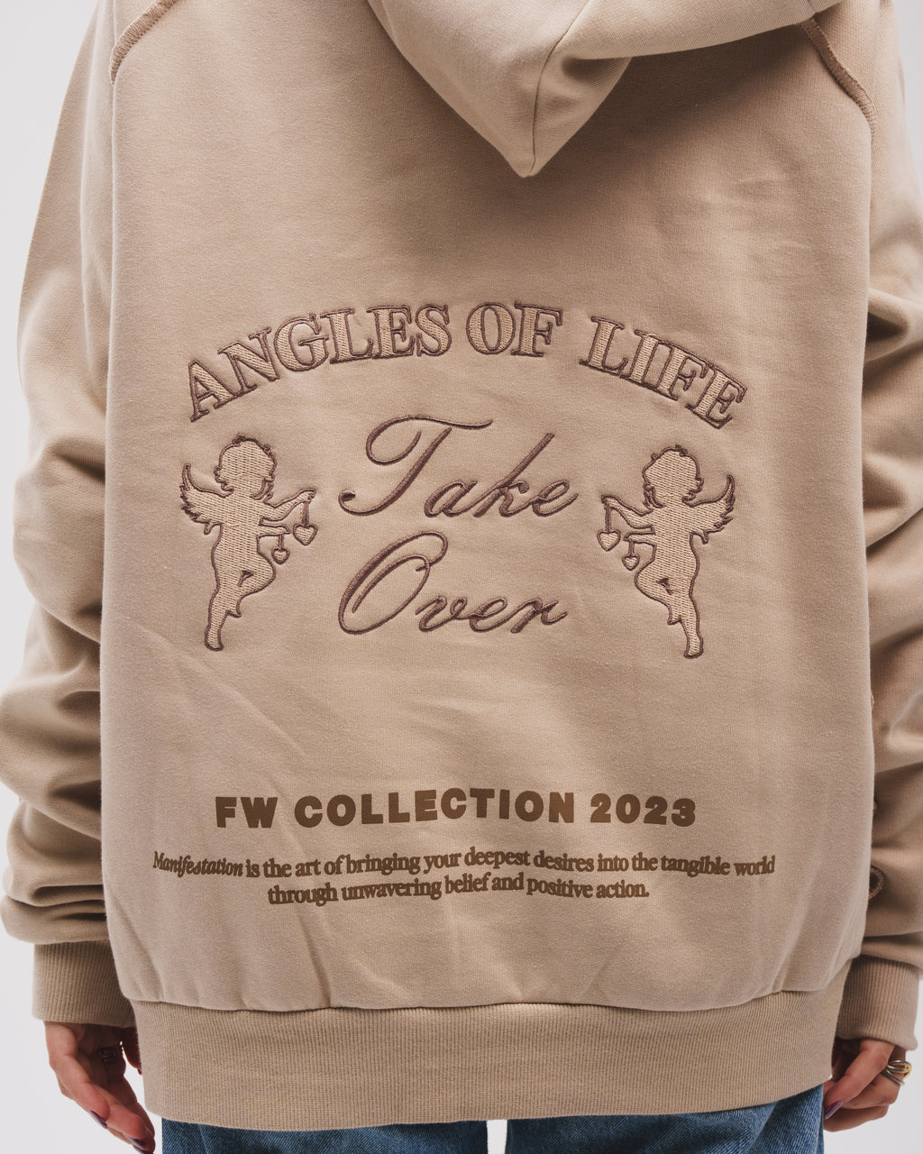 Manifest Beige Hoodie