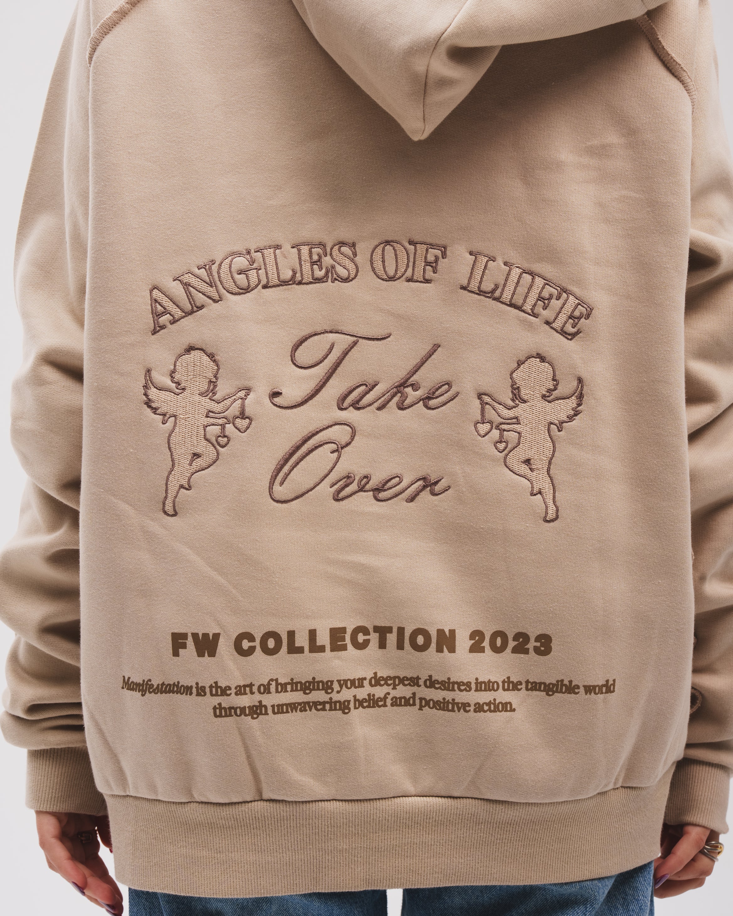 Manifest Beige Hoodie