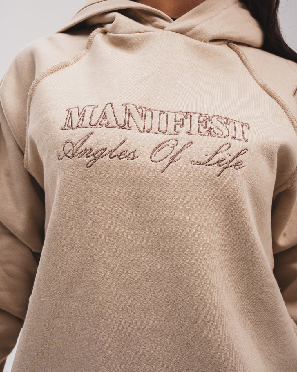 Manifest Beige Hoodie
