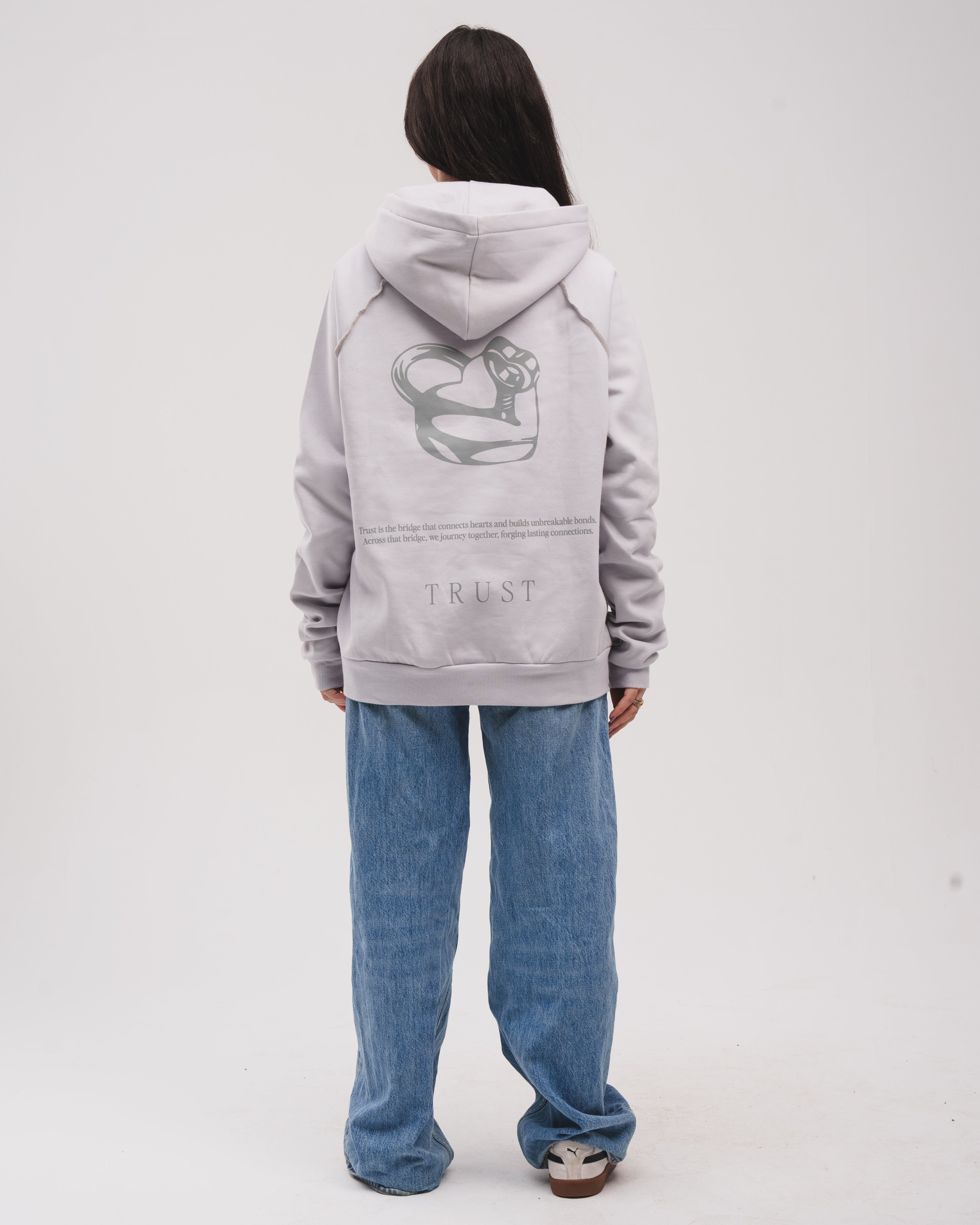 Trust Silver Hoodie