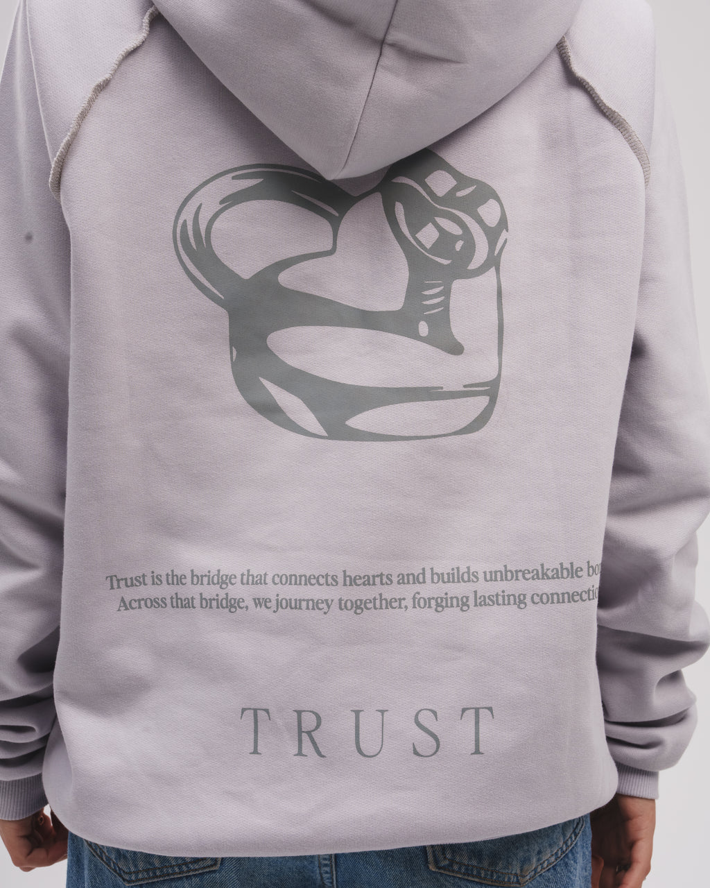 Trust Silver Hoodie