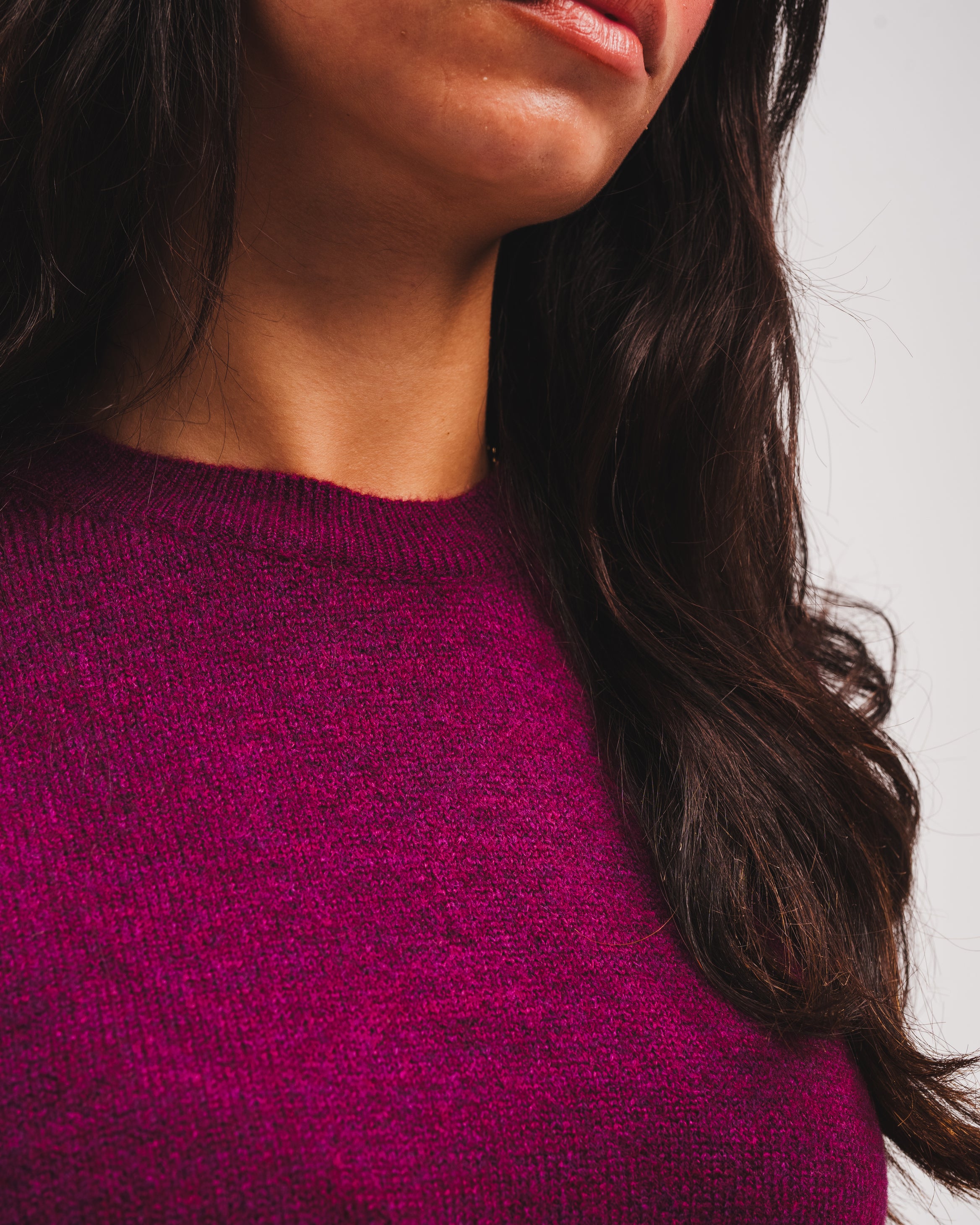 Burgundy Knitted Sweater