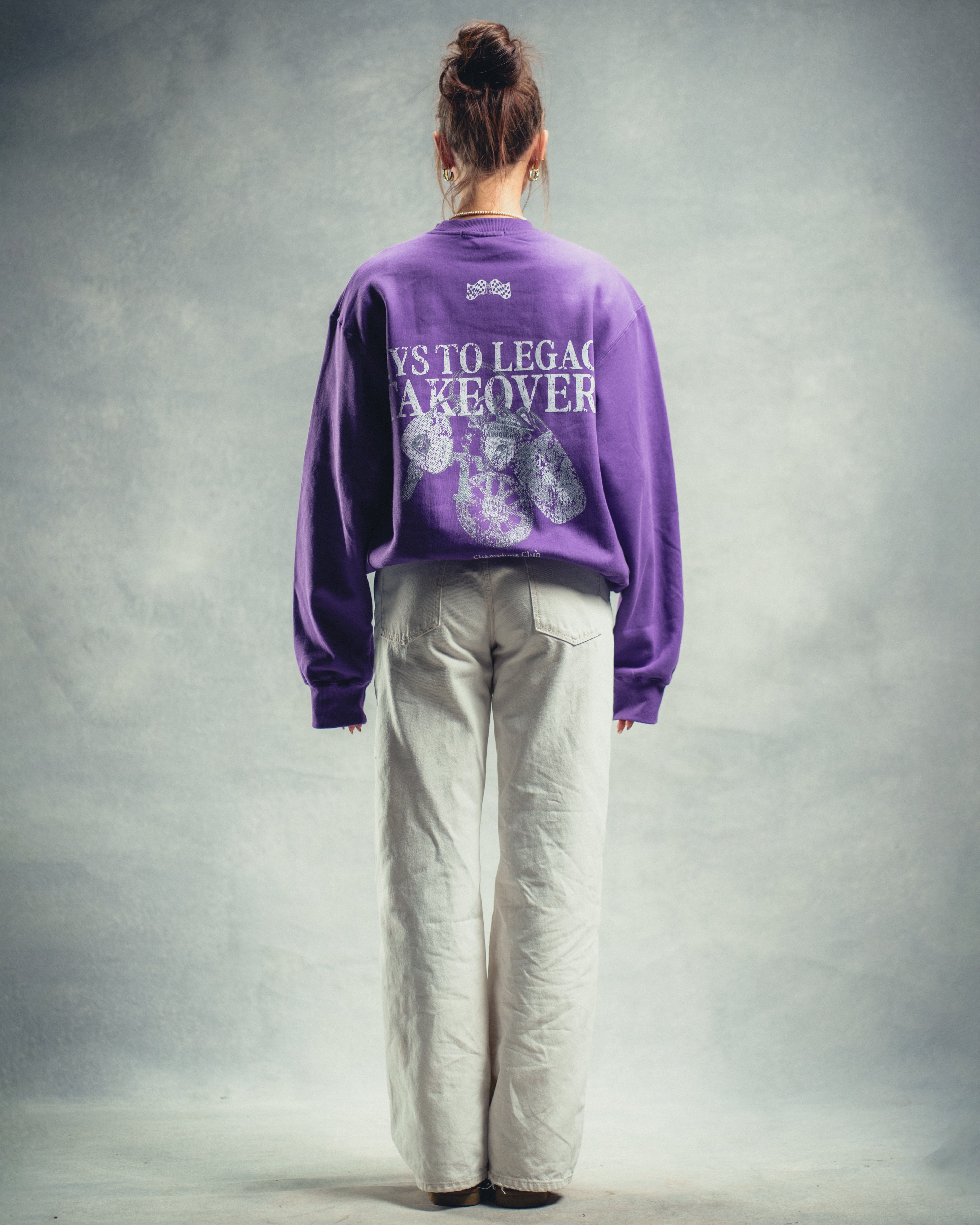 Legacy Keychain Crewneck - Purple