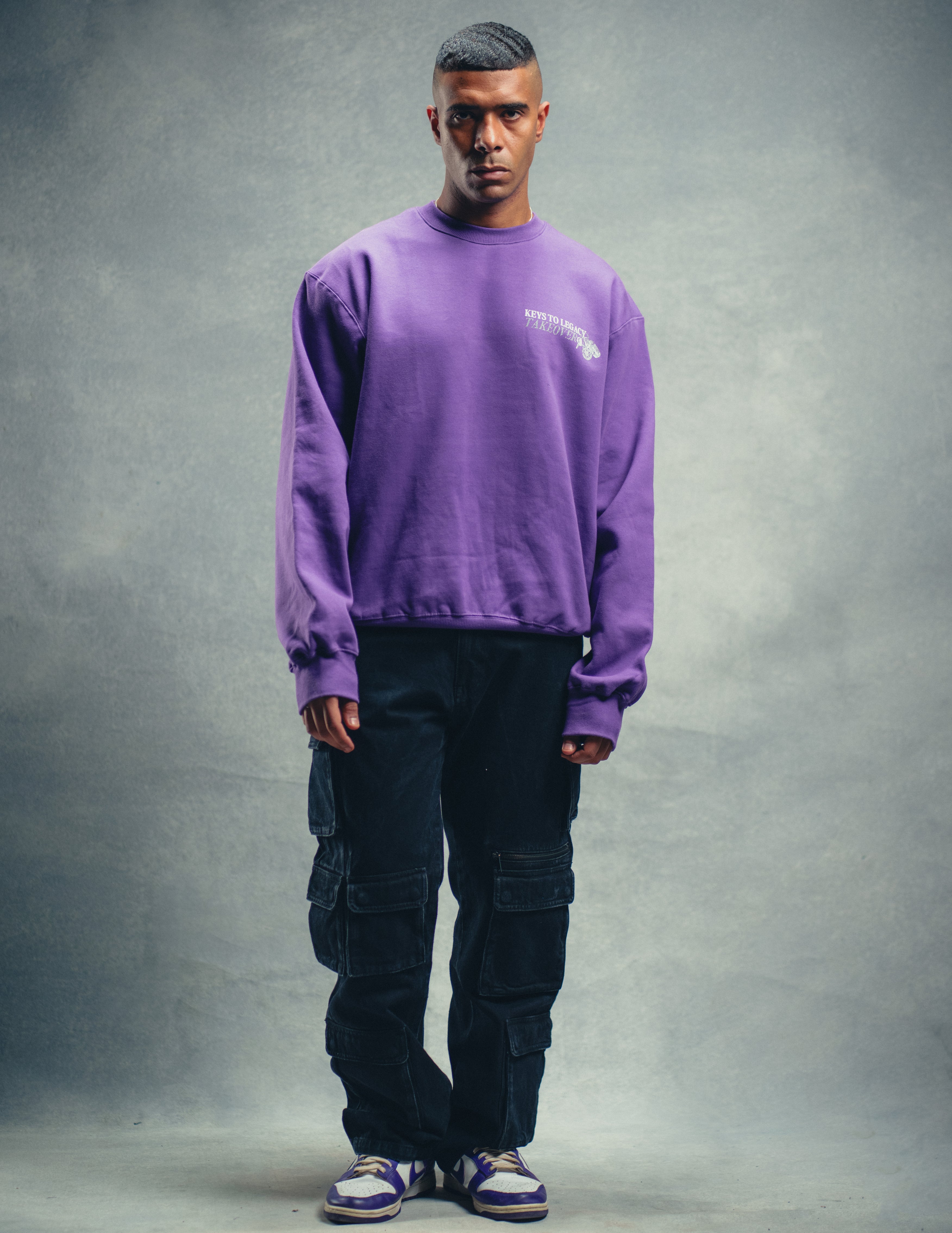 Legacy Keychain Crewneck - Purple