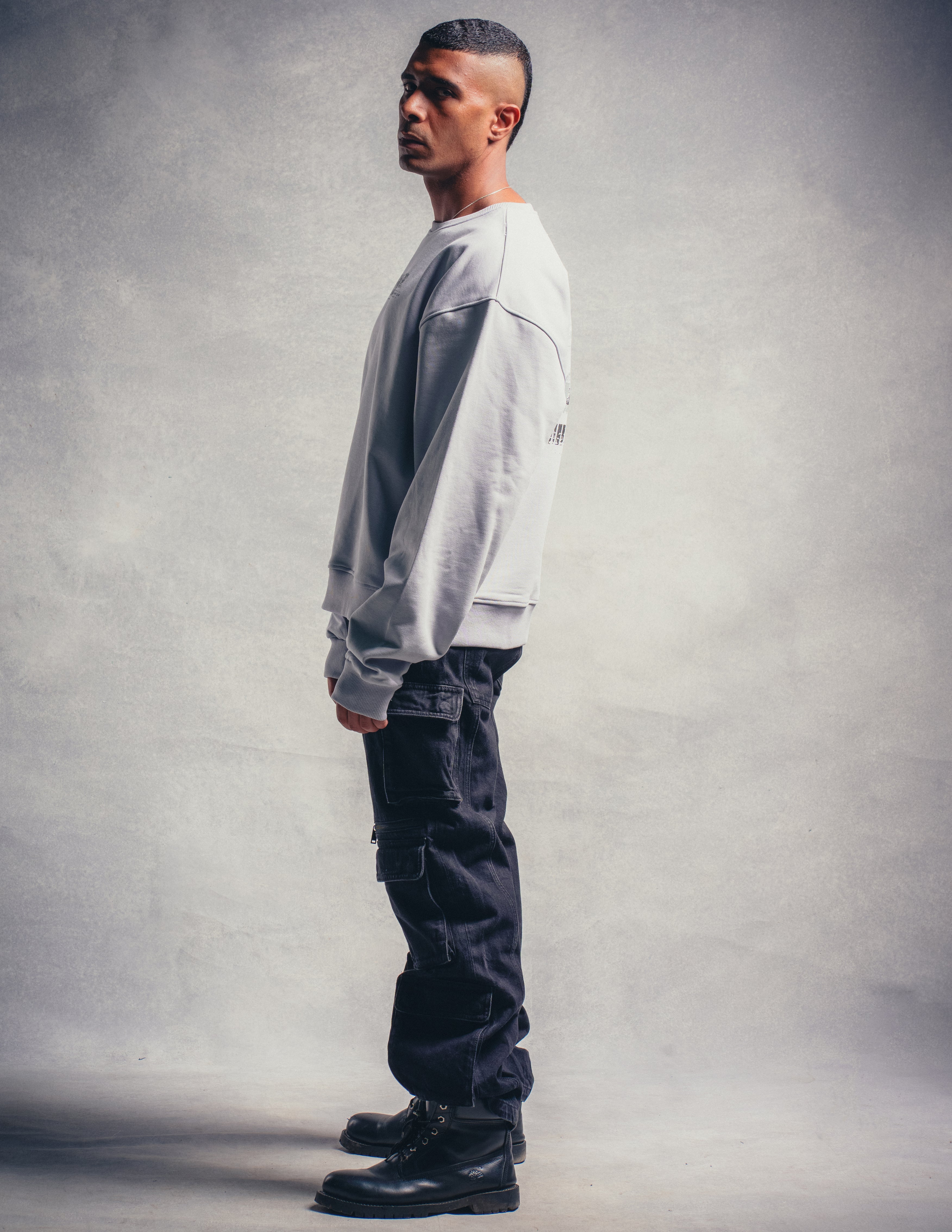 Rally Crewneck - Silver