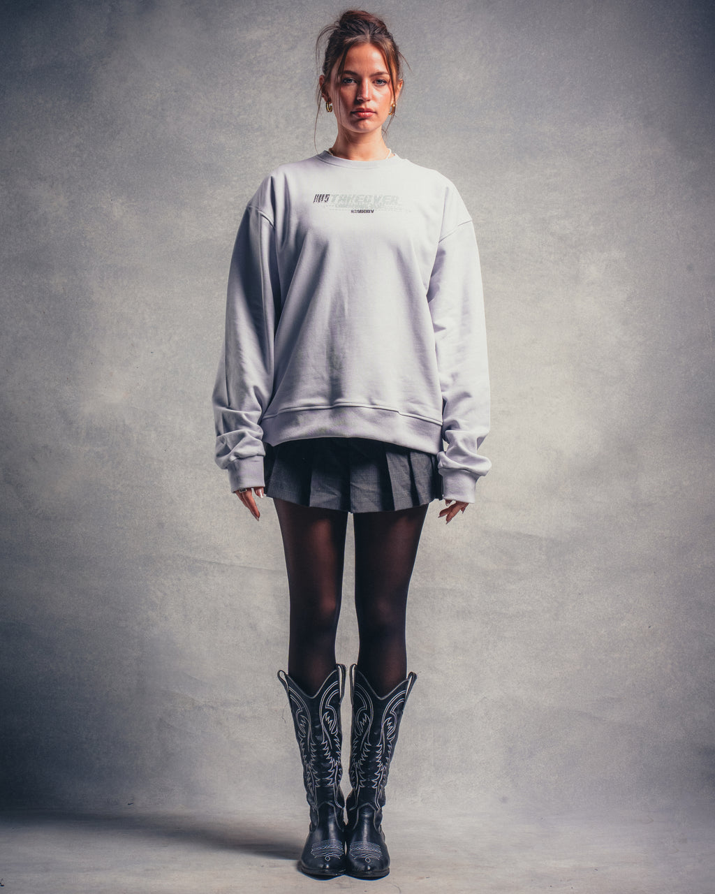 Rally Crewneck - Silver