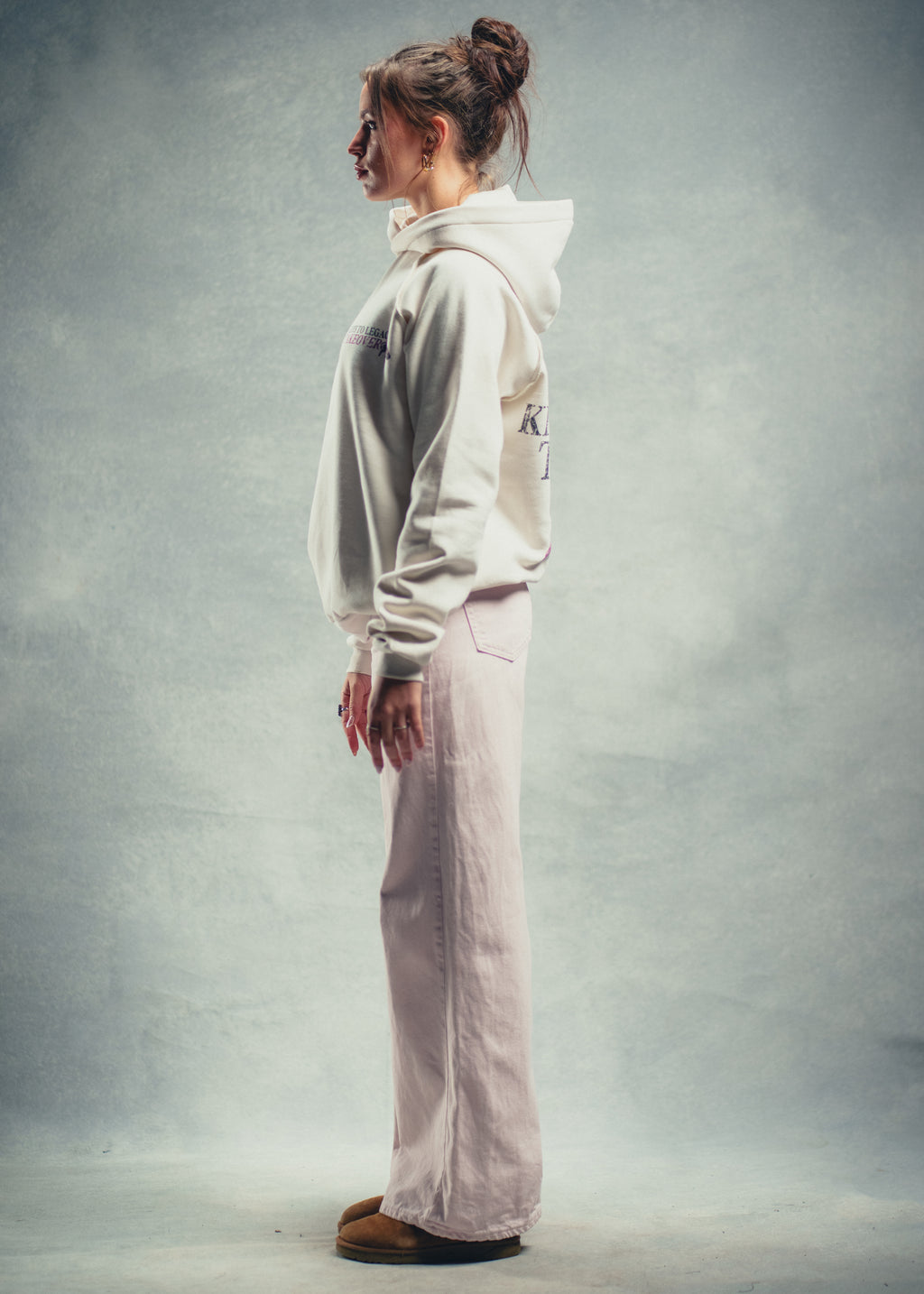 Legacy Keychain Hoodie - White