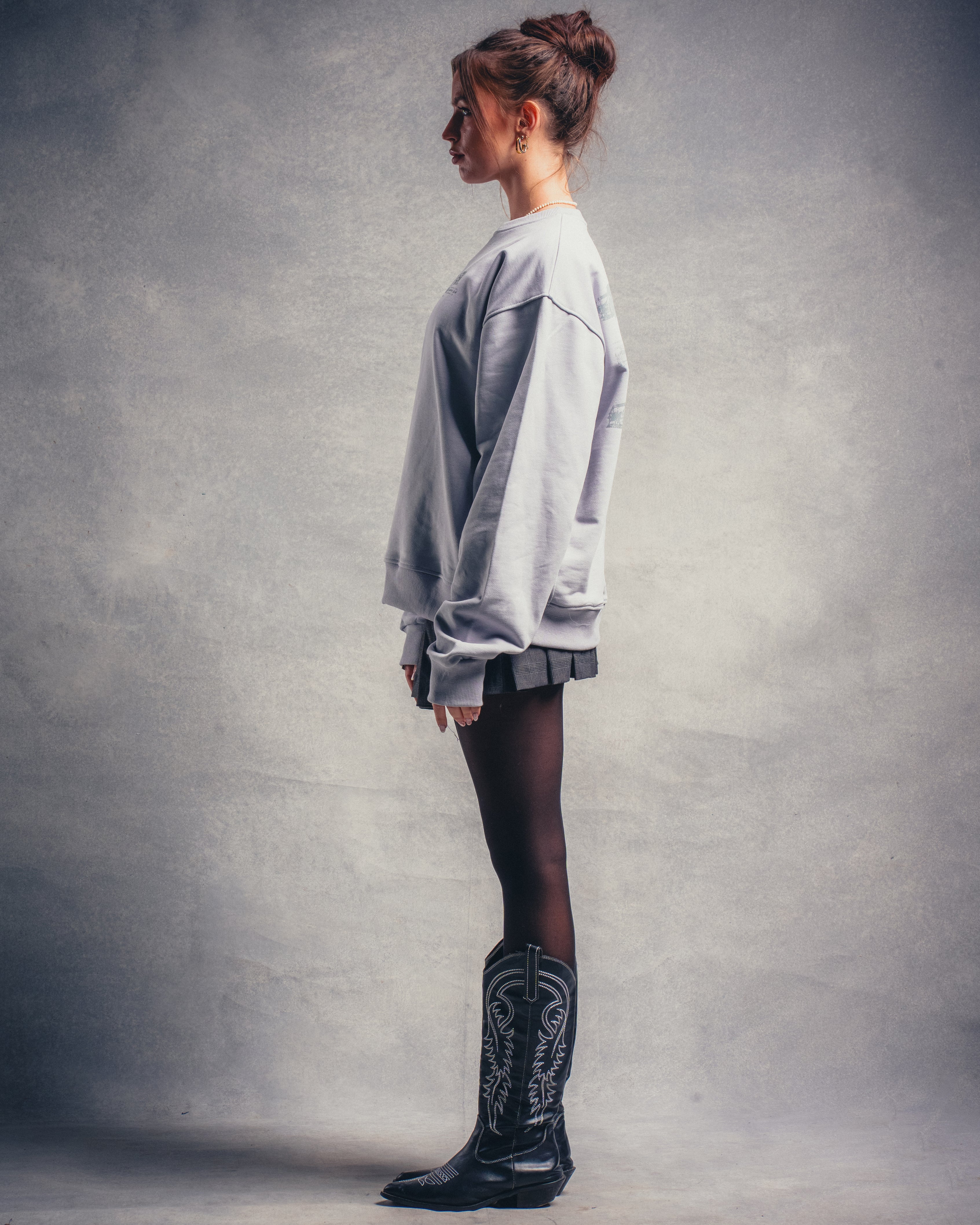 Rally Crewneck - Silver