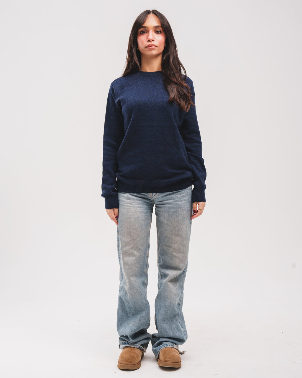 Navy Knitted Sweater