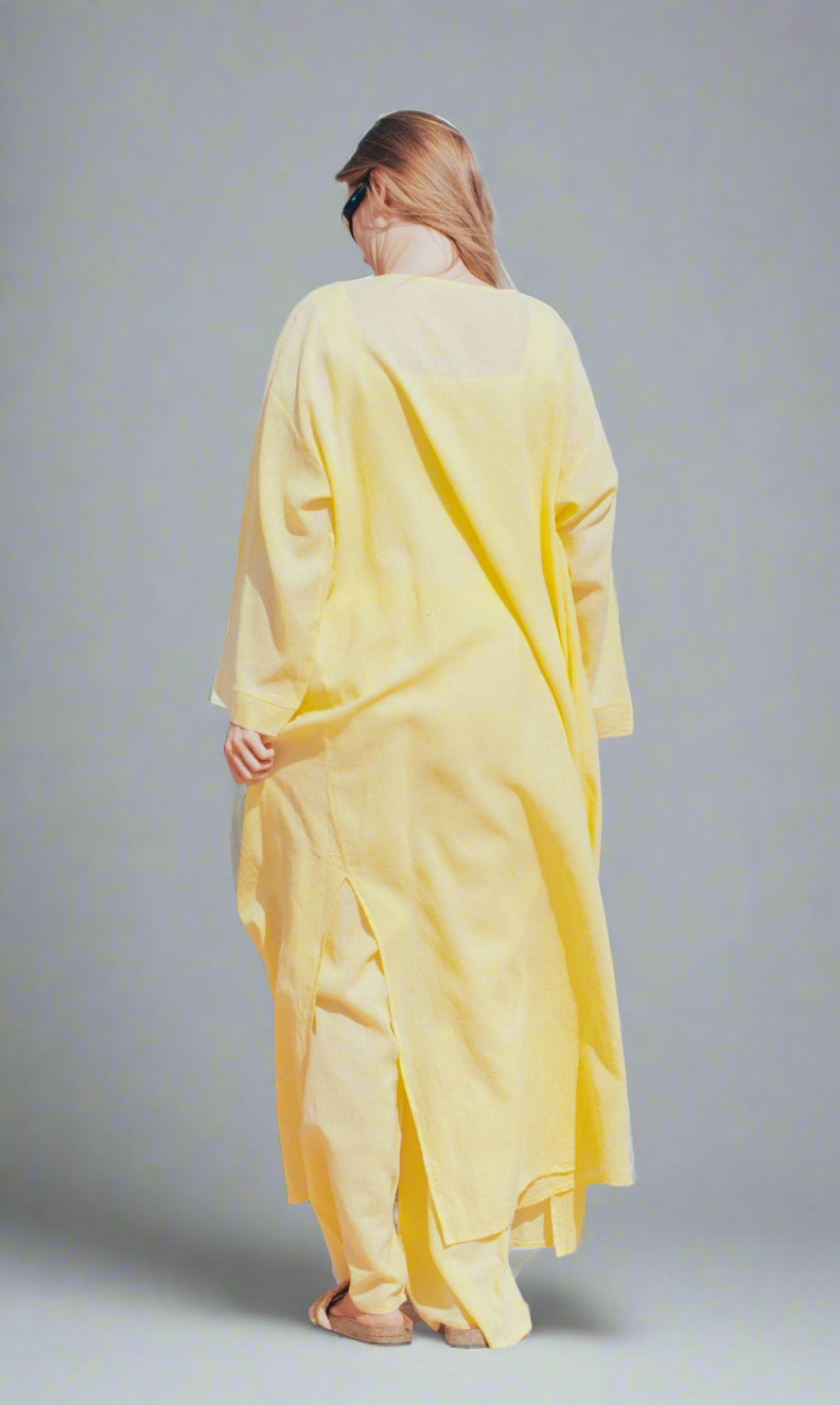Beachside Kimono - Yellow