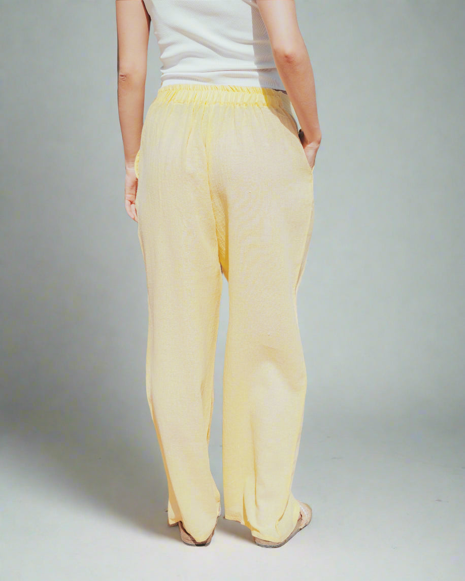Beachside Pants - Yellow