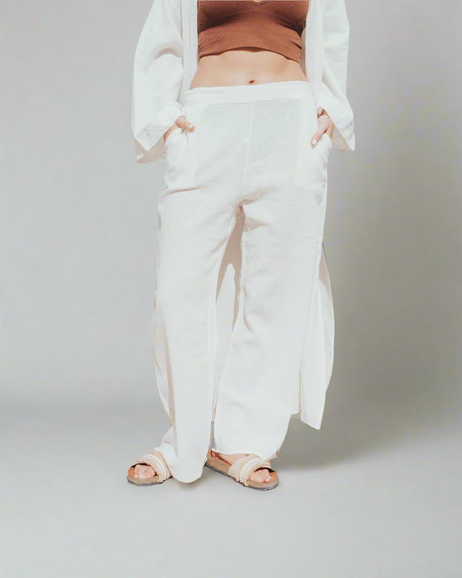 Beachside Pants - White