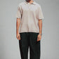 Everyday Knitted Polo - Beige