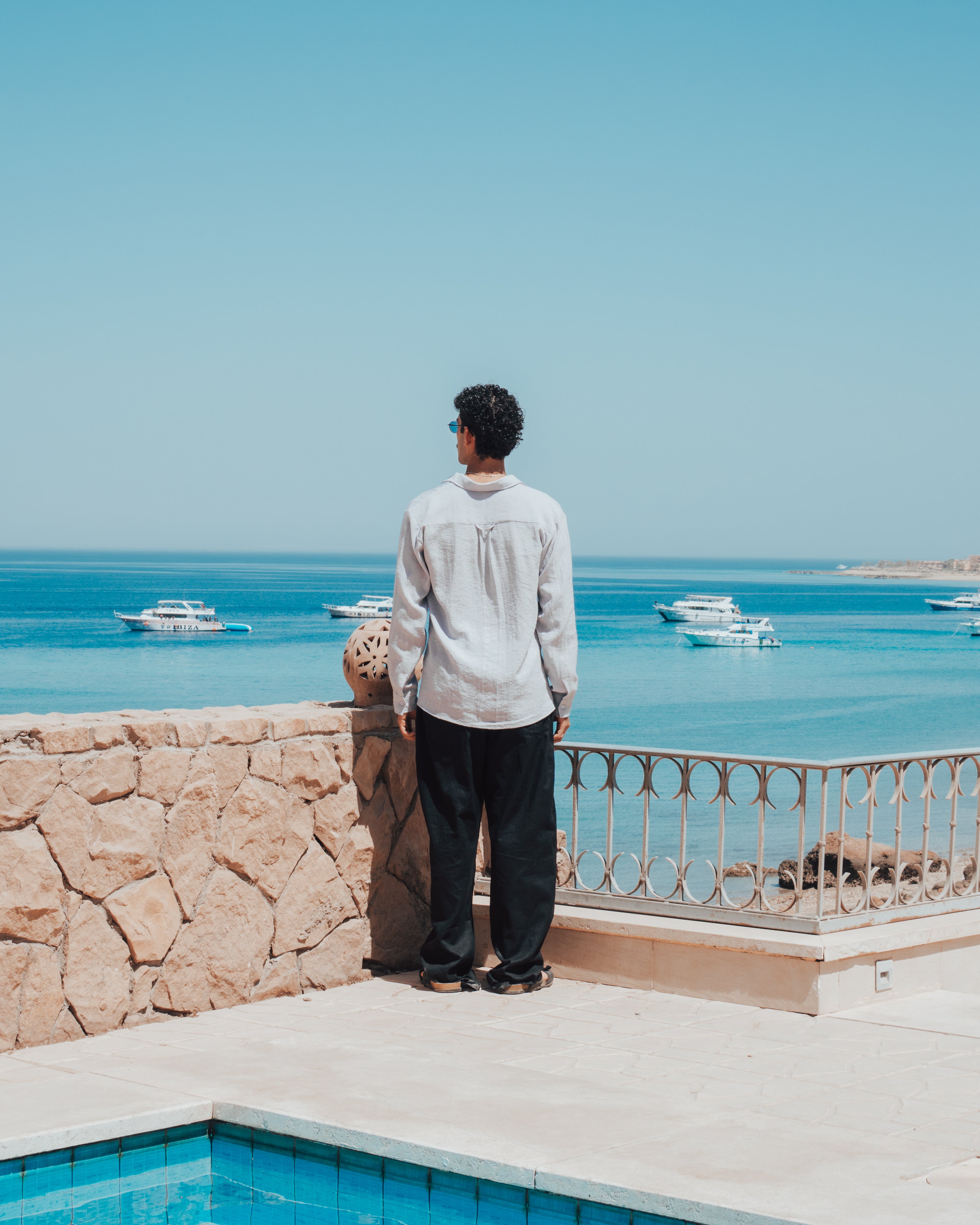 Saltwash Linen Shirt - Blue Grey