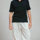 Everyday Knitted Polo - Black