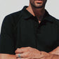 Everyday Knitted Polo - Black