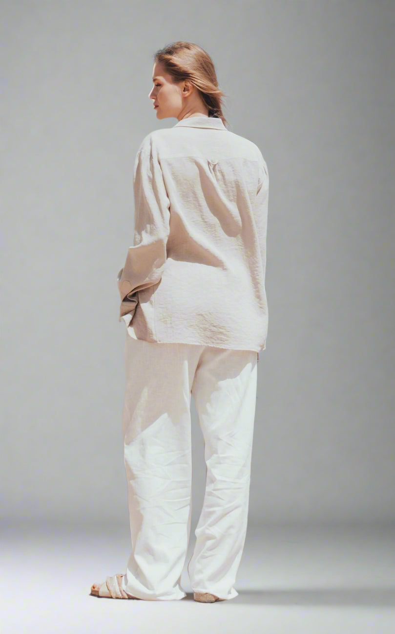 Saltwash Linen Shirt - Beige