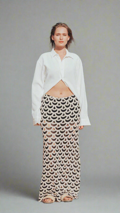 Shell Noir Skirt