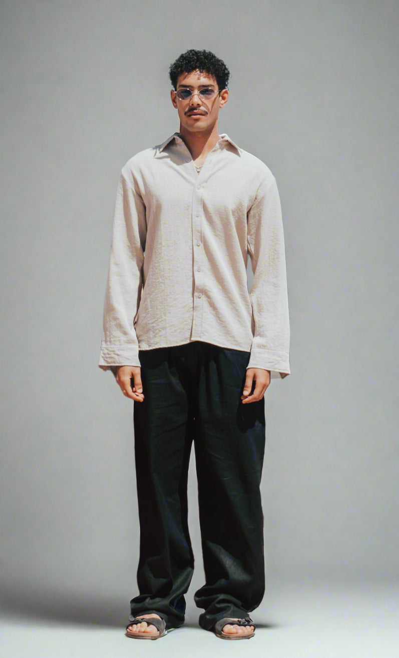 Saltwash Linen Shirt - Beige