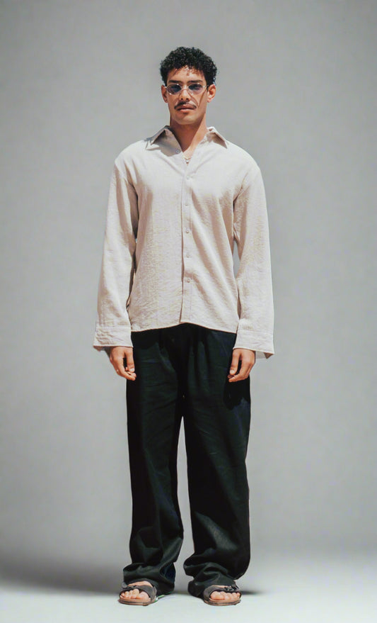 Saltwash Linen Shirt - Beige