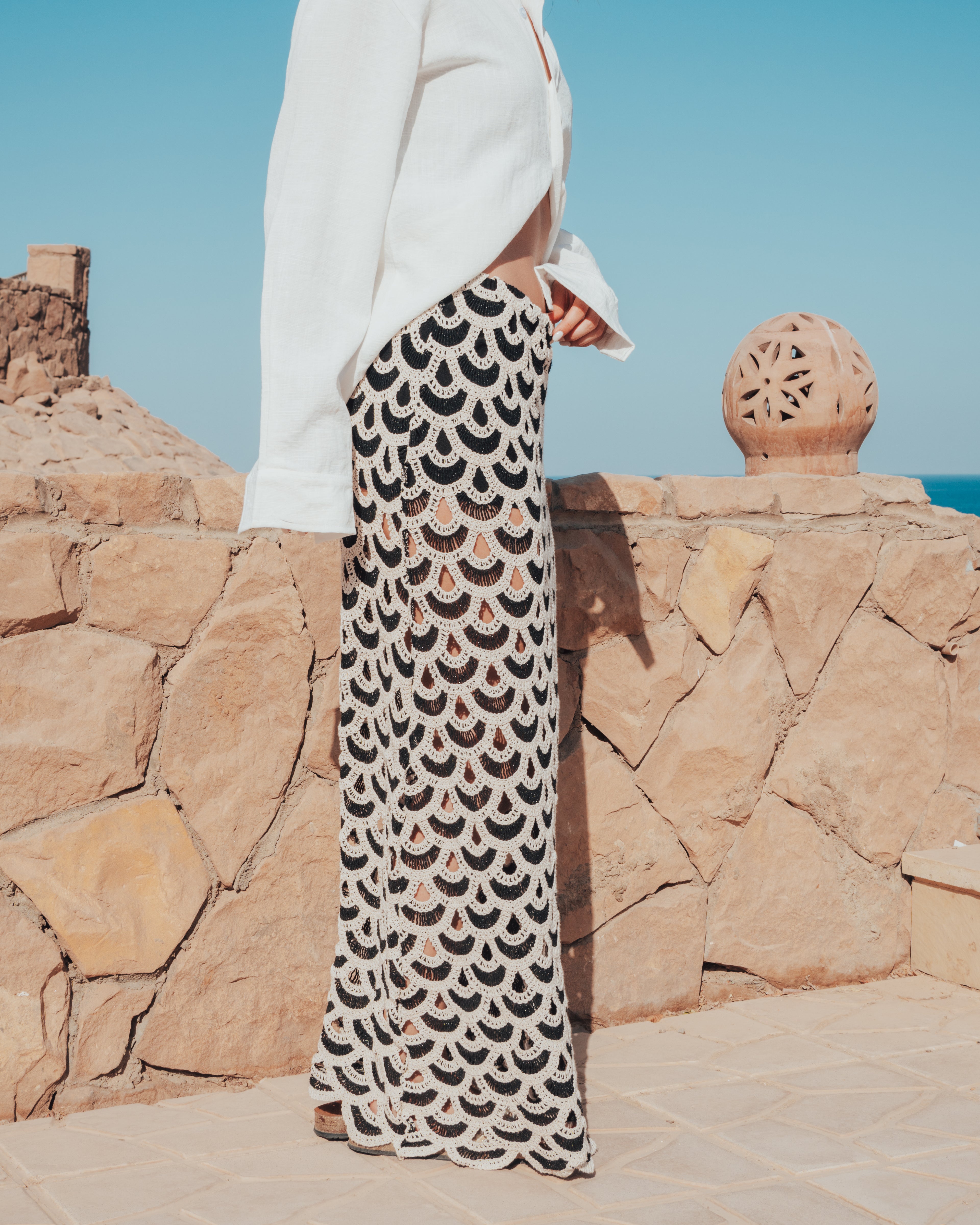 Shell Noir Skirt