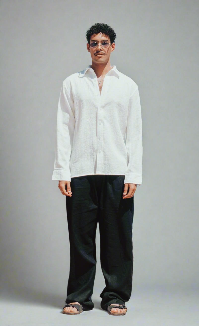 Saltwash Linen Shirt - White