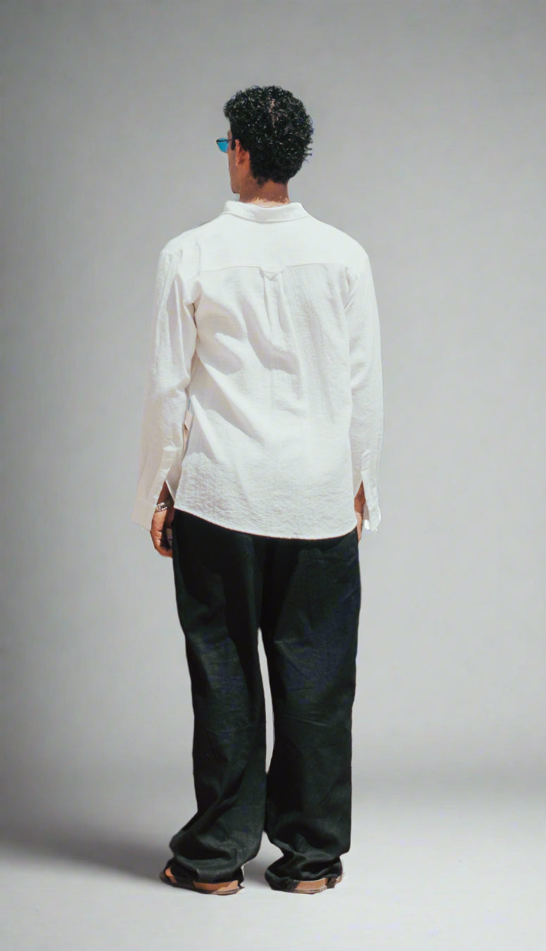 Saltwash Linen Shirt - White