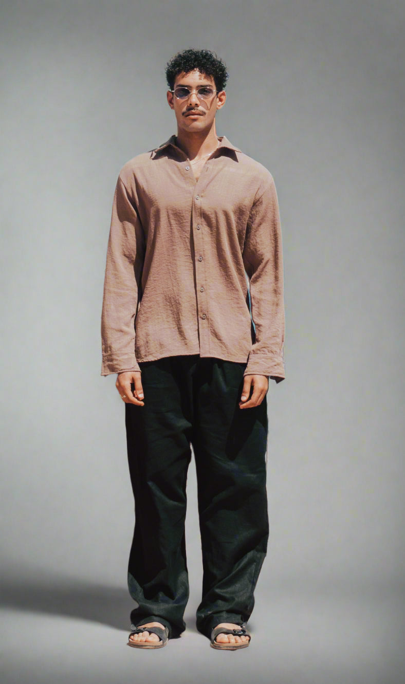 Saltwash Linen Shirt - Brown
