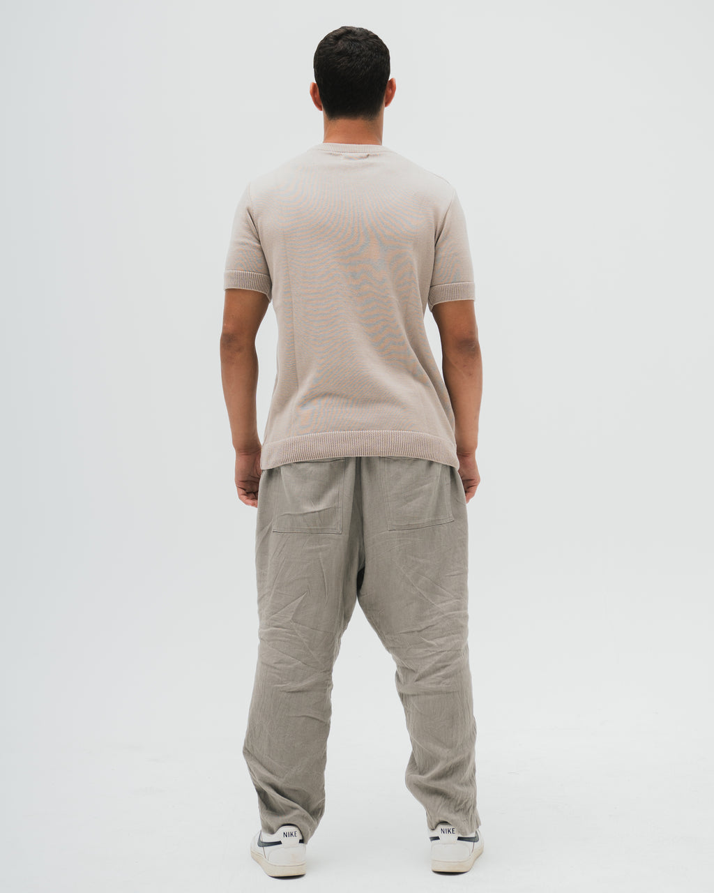 Everyday Knitted Tee - Beige