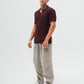 "Monte Carlo" Knitted Polo - Burgundy