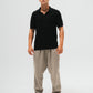 "Monte Carlo" Knitted Polo - Black