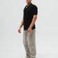"Monte Carlo" Knitted Polo - Black