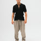 Bayside Loop Knitted Shirt - Black