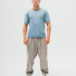 Everyday Knitted Tee  - Blue Grey
