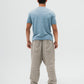 Everyday Knitted Tee  - Blue Grey