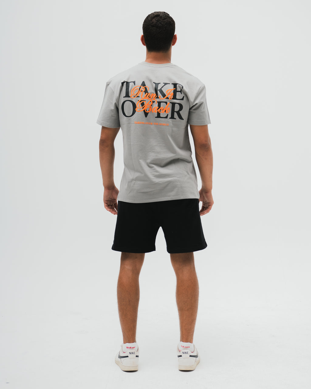 Run It Back Tee  - Silver