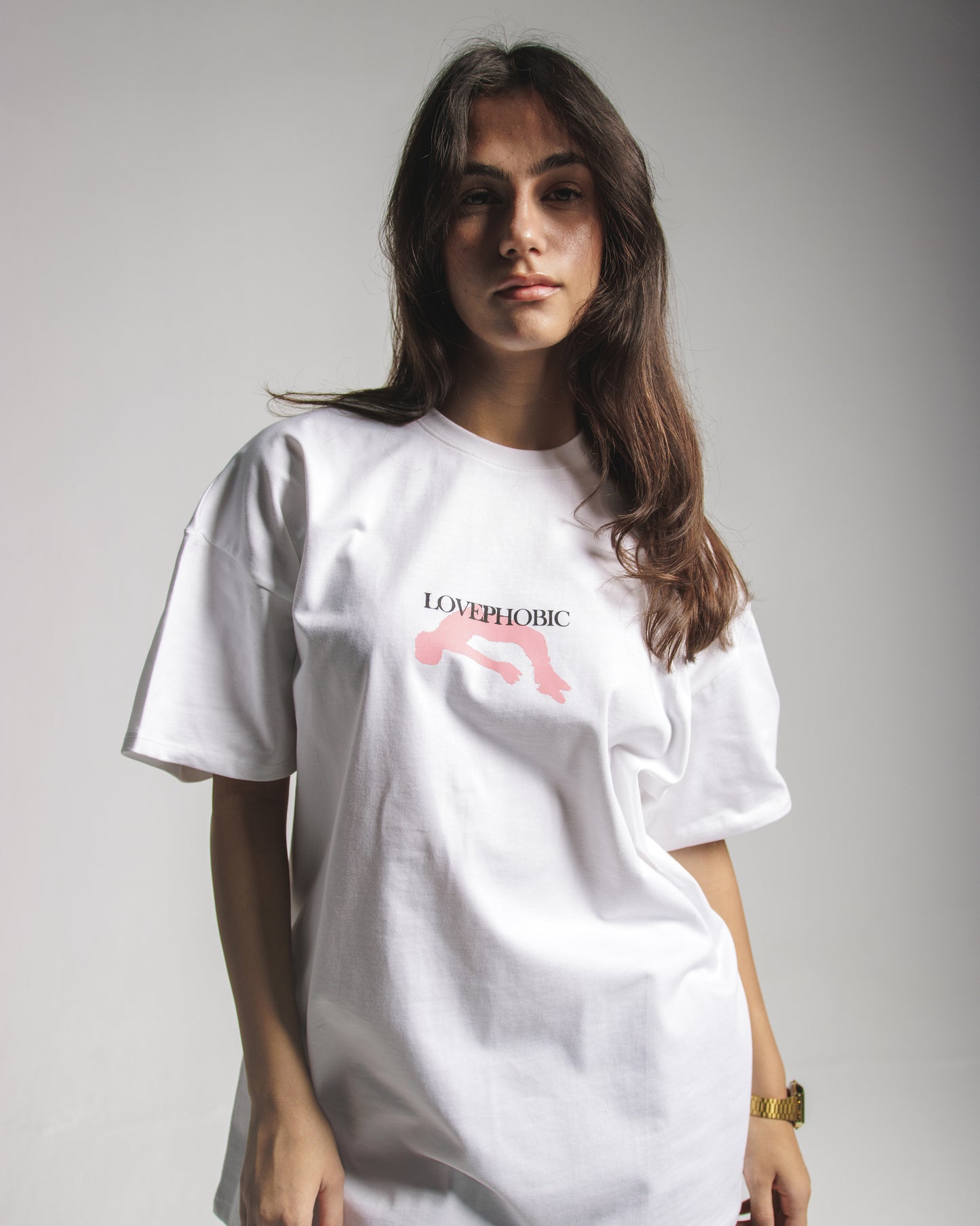 Love Phobic White Tee